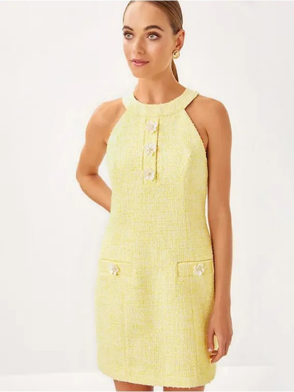 Lilly Pulitzer Margarete Tweed Skirted Romper Under NWT